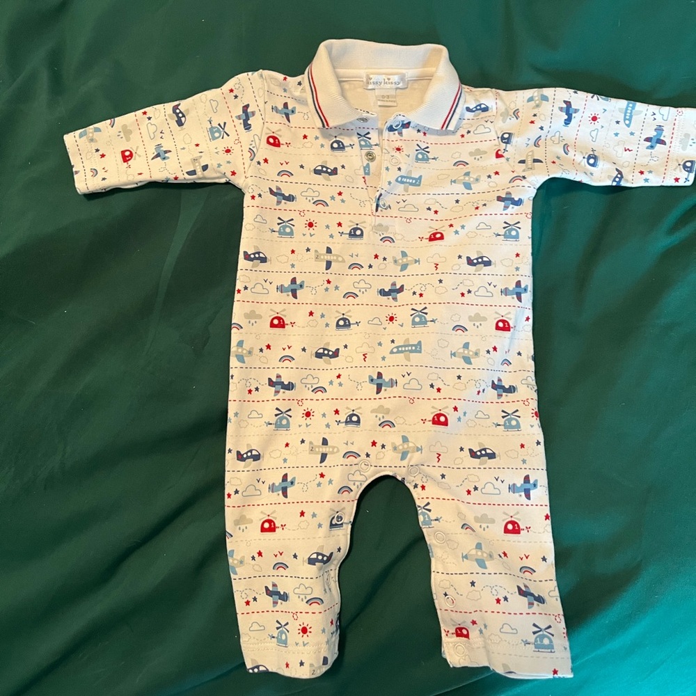 Adorable Kissy Kissy onesie from Nordstrom- 0-3months- never worn
